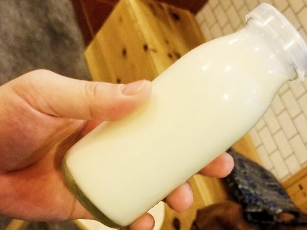 銭湯の牛乳