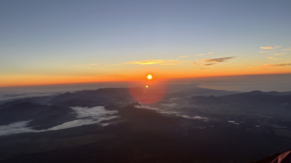 富士山から見える日の出