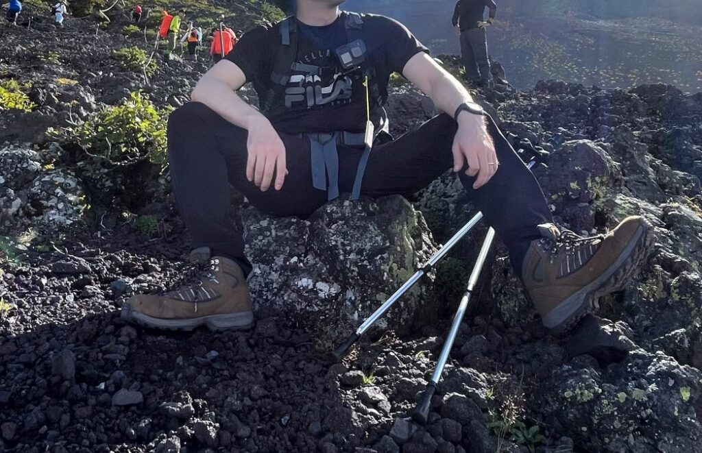 富士登山で利用した登山靴