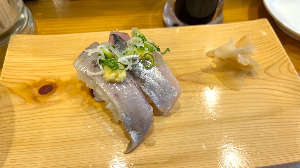神田 立ち食い寿司 大松のいわし